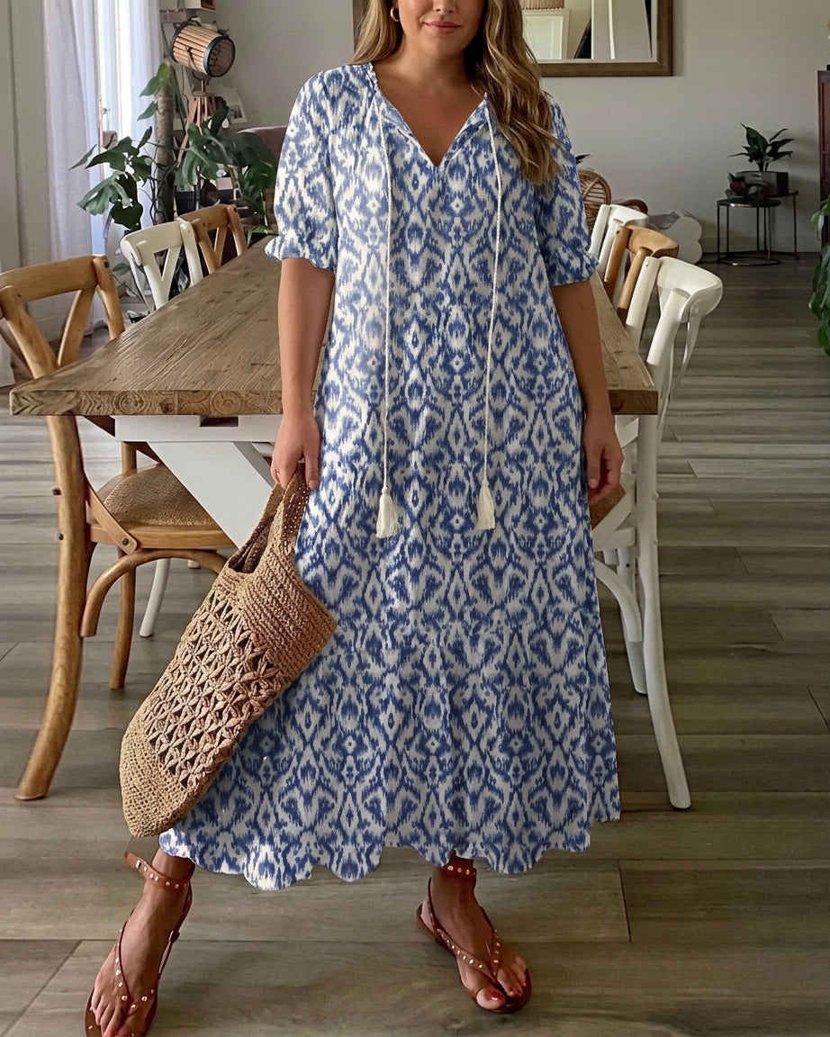 Michaela - Boho Tummy Coverage Dress