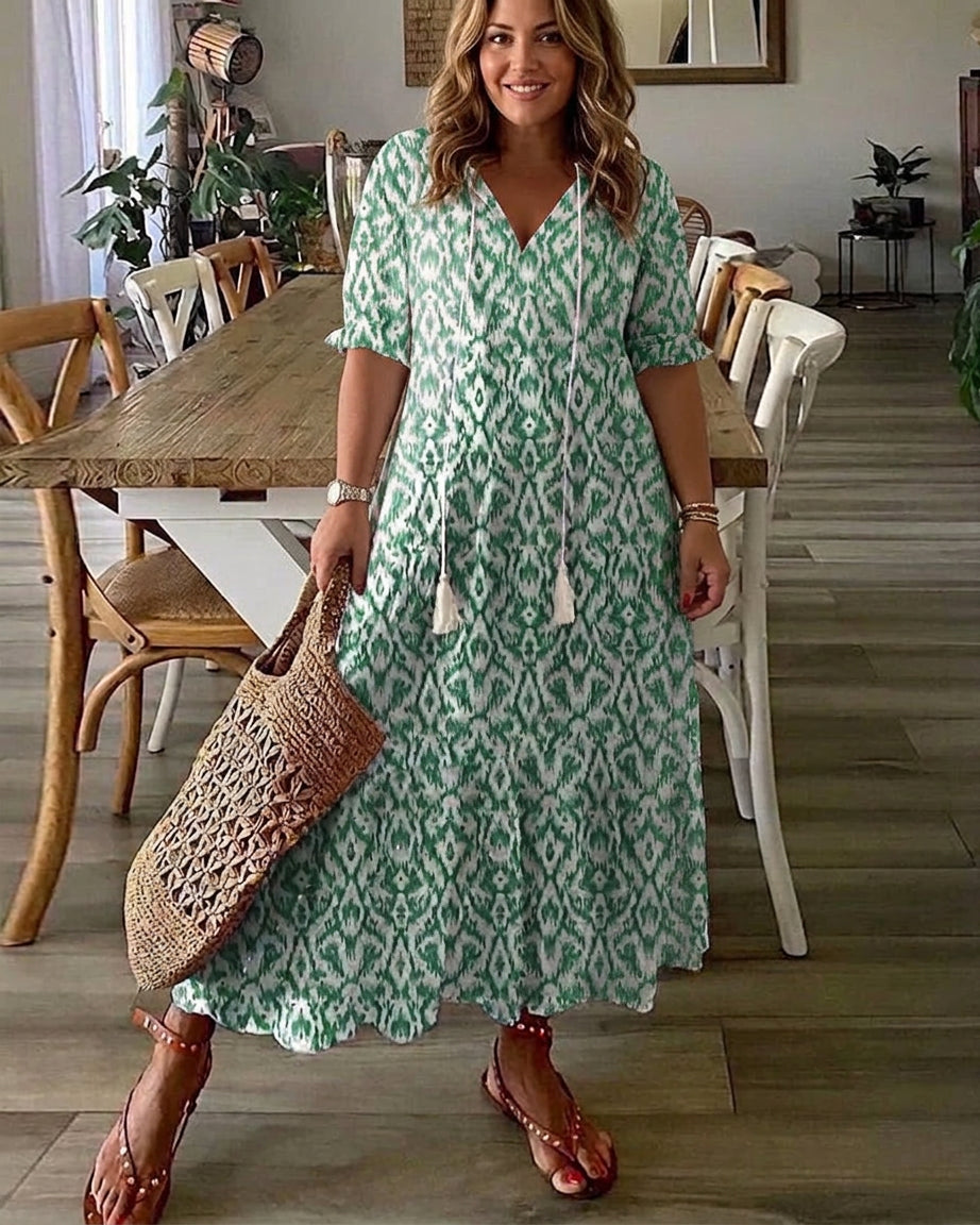 Michaela - Boho Tummy Coverage Dress
