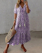 Michaela - Boho Tummy Coverage Dress