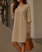 Odette Tummy-Contouring Midi Dress