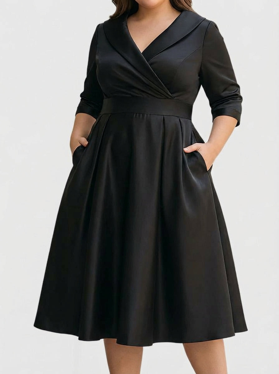 Zyrah - Elegant Midi Dress
