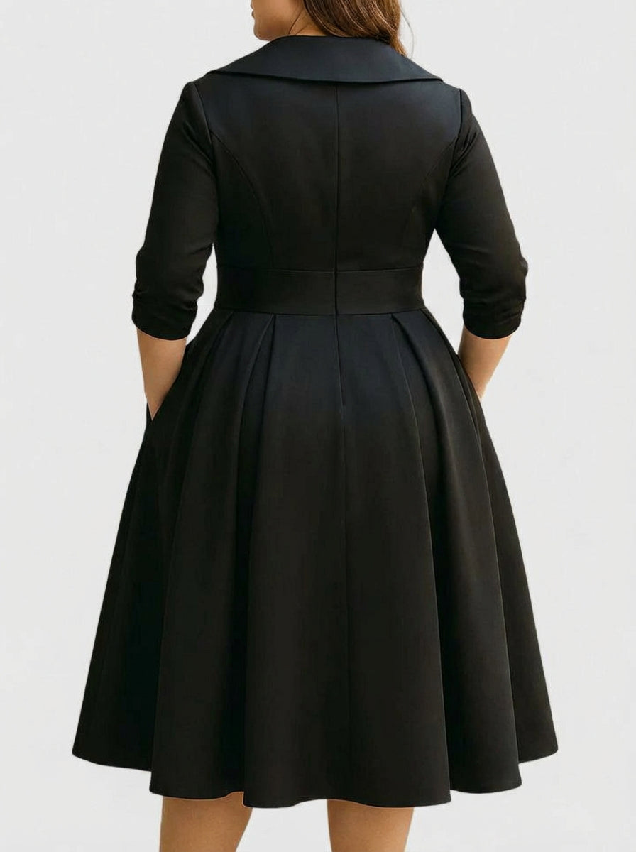 Zyrah - Elegant Midi Dress