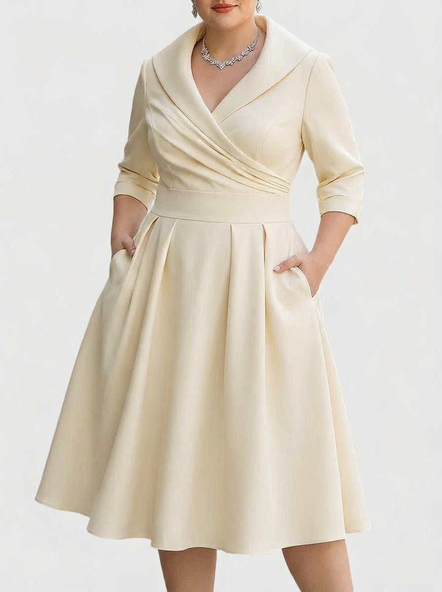 Zyrah - Elegant Midi Dress