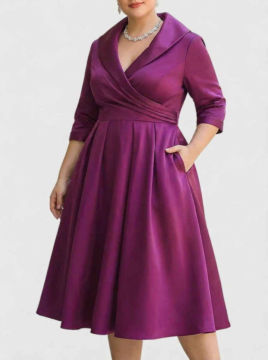 Zyrah - Elegant Midi Dress
