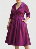 Zyrah - Elegant Midi Dress