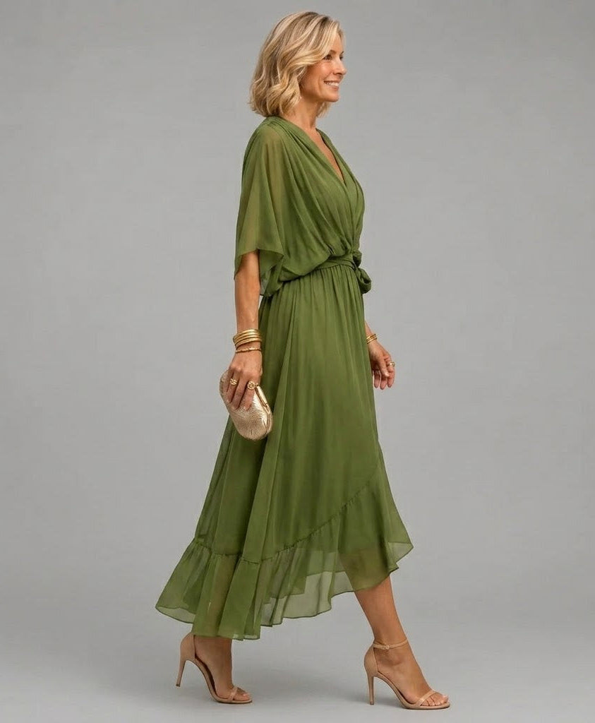 Monica V-Neck Dress