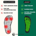 UniGrip Traction Barefoot Shoes