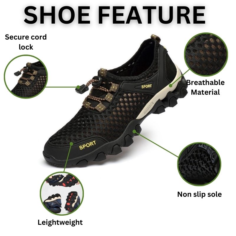 ZenStride - Wide Toe Box Hiking Barefoot Shoes (Unisex)