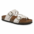 Hayleigh Braided Cork Orthopaedic Sandals – Double Buckles