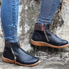 Moira Premium Zipper Orthopedic Waterproof Boots