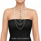Golden Clover Necklace with Zircon Stone Heart Pendant