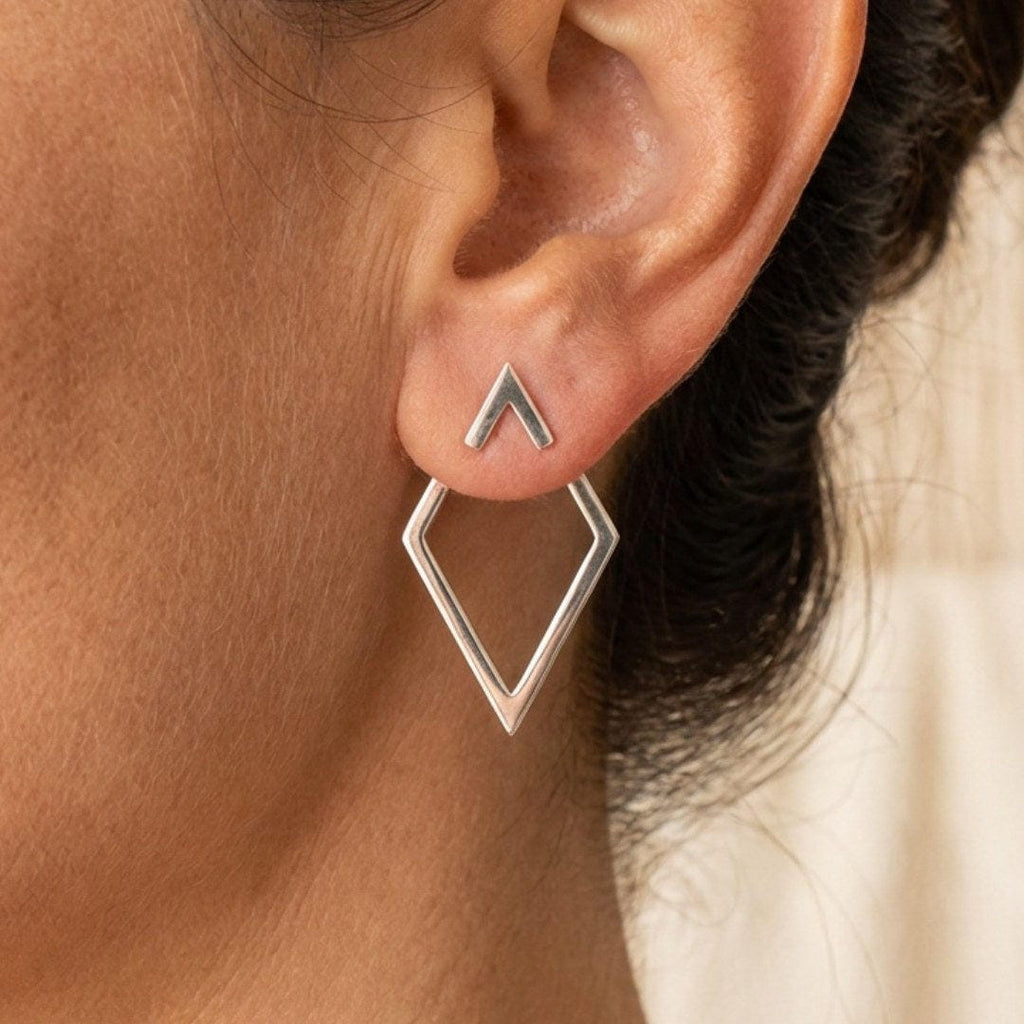 Bohemian Geometric Stud Earrings