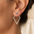 Bohemian Geometric Stud Earrings