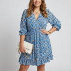Elisa | Floral Puff Sleeve Dress