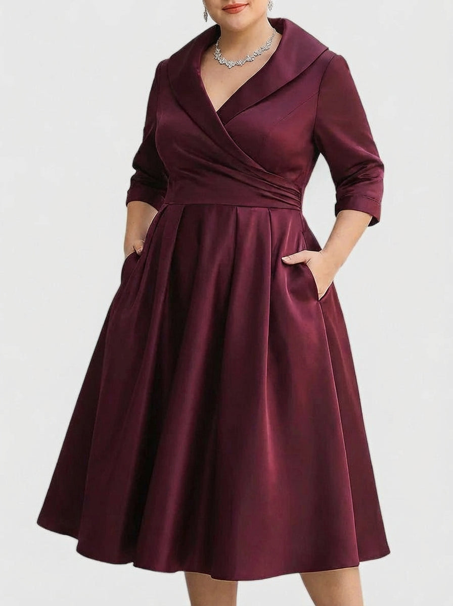 Zyrah - Elegant Midi Dress