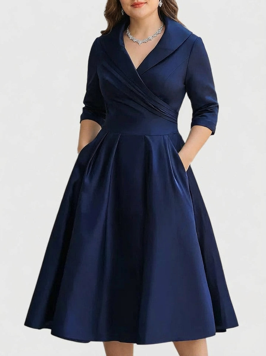 Zyrah - Elegant Midi Dress