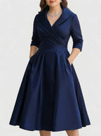 Zyrah - Elegant Midi Dress
