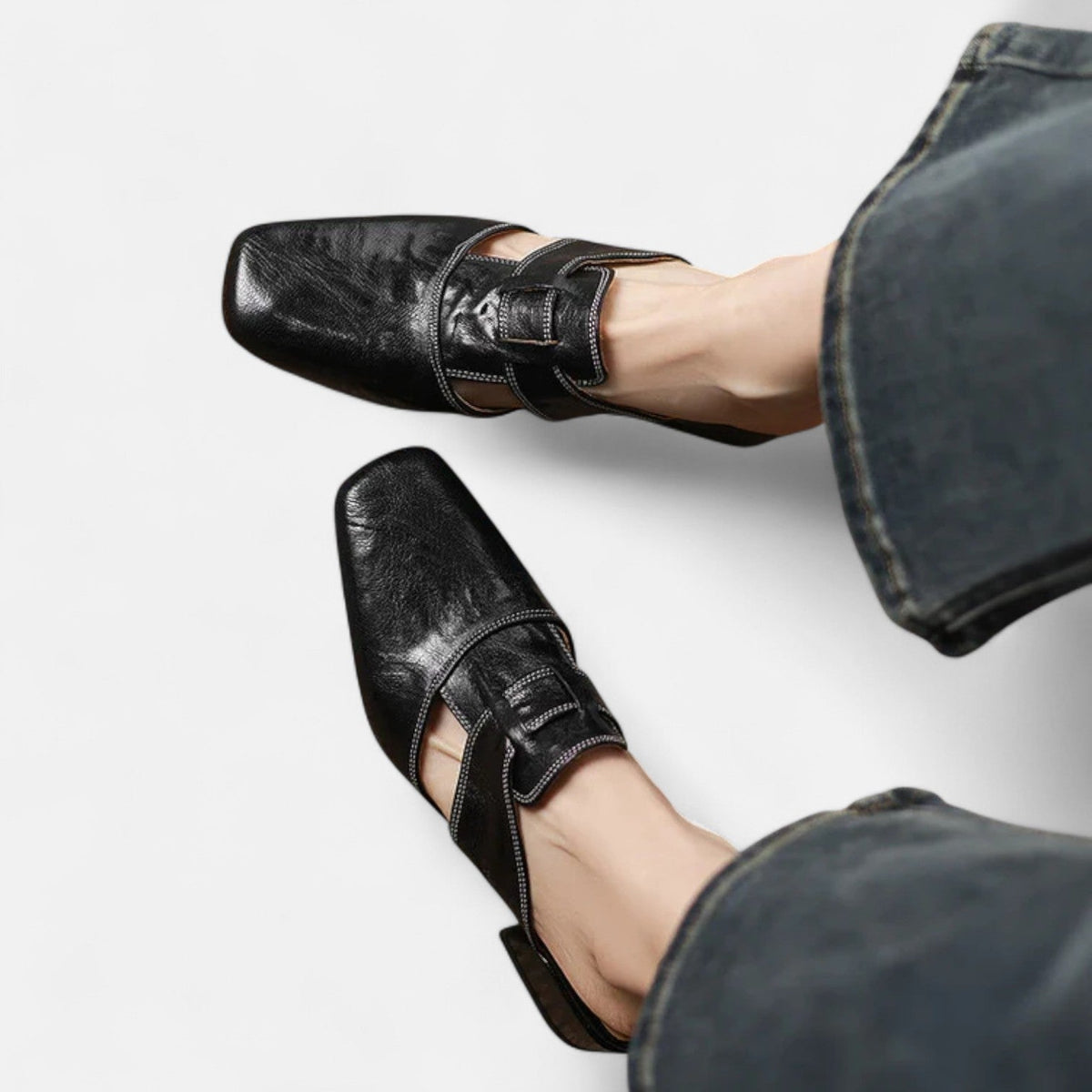 Andie - Genuine Sheepskin Leather Sandals