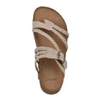 Hayleigh Braided Cork Orthopaedic Sandals - Single Buckle