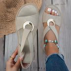 ALMARA™ | Metal Buckle Sandals