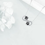 Infinity Symbol Pendant Necklace with Zirconia