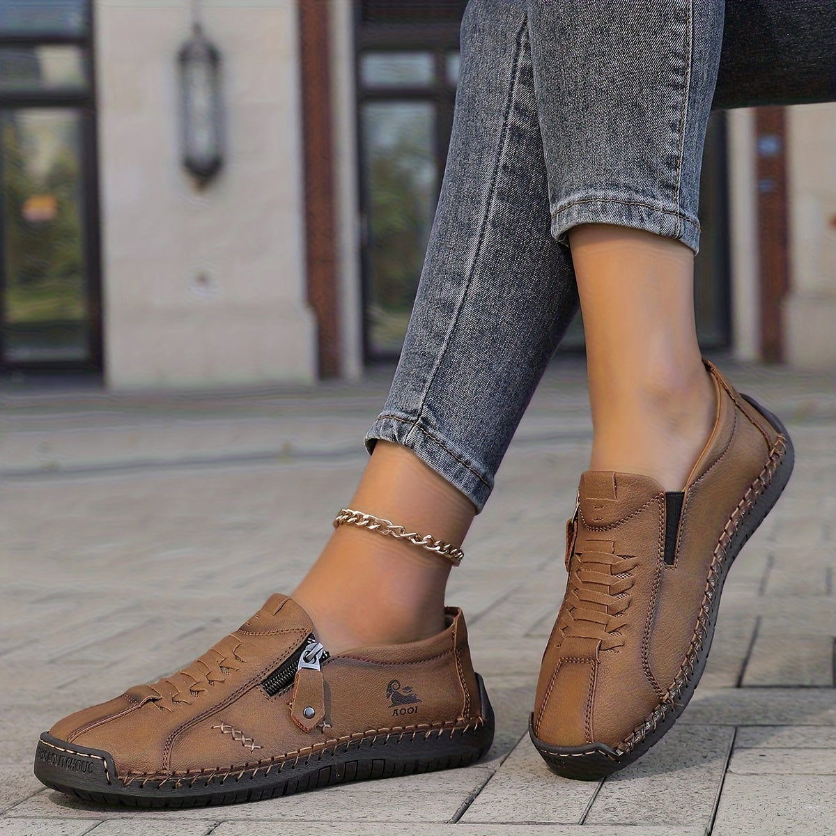 Katherine | Refined Comfort with a Practical Zip Closure