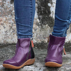 Moira Premium Zipper Orthopedic Waterproof Boots