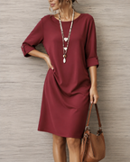 Odette Tummy-Contouring Midi Dress