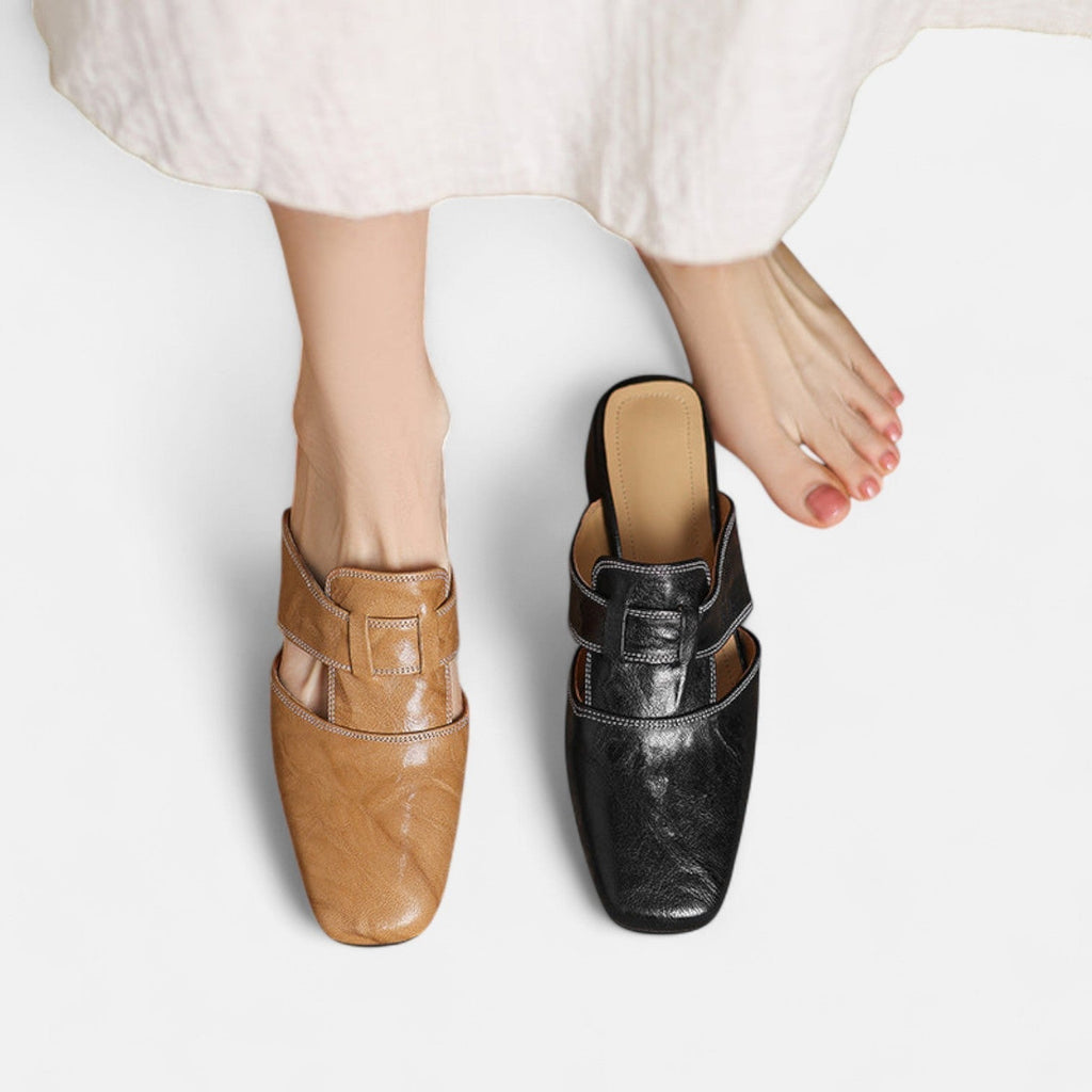 Andie - Genuine Sheepskin Leather Sandals