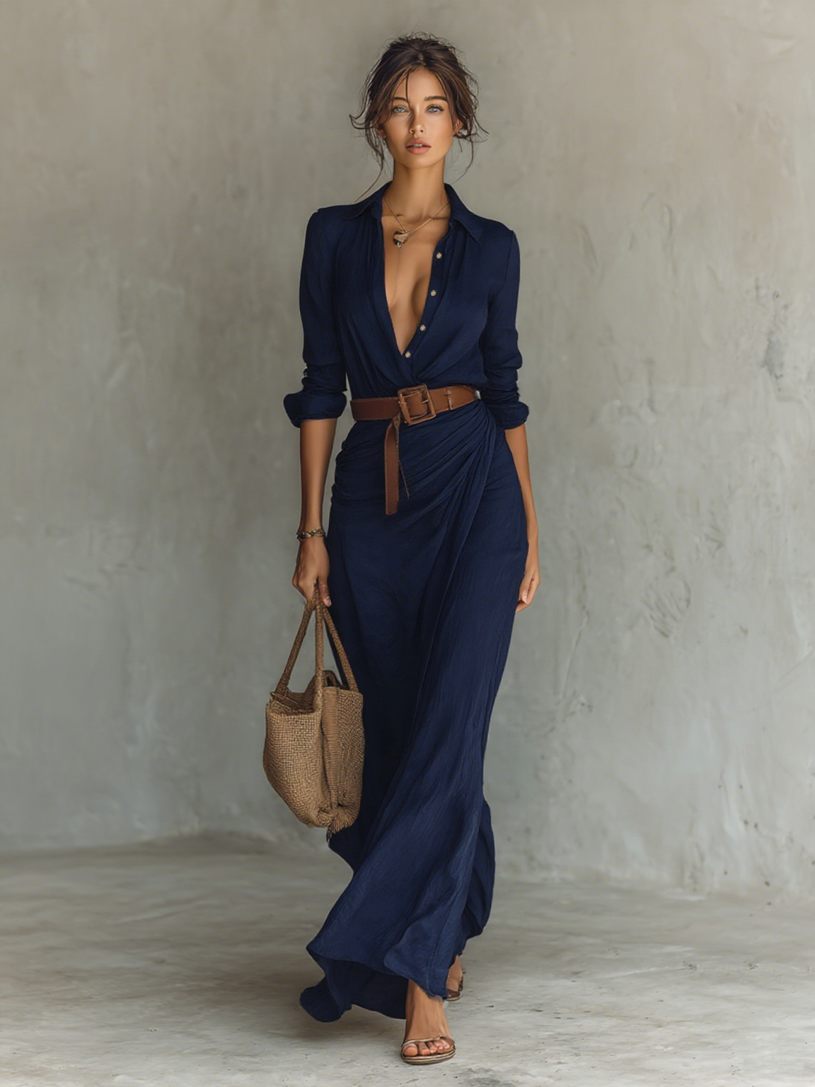 Victoria Long Casual Dress