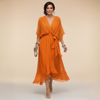 Monica V-Neck Dress