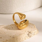 Minimalist Gold Flow Ring