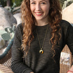 Forest Spirit Animal Glass Pendant Necklace