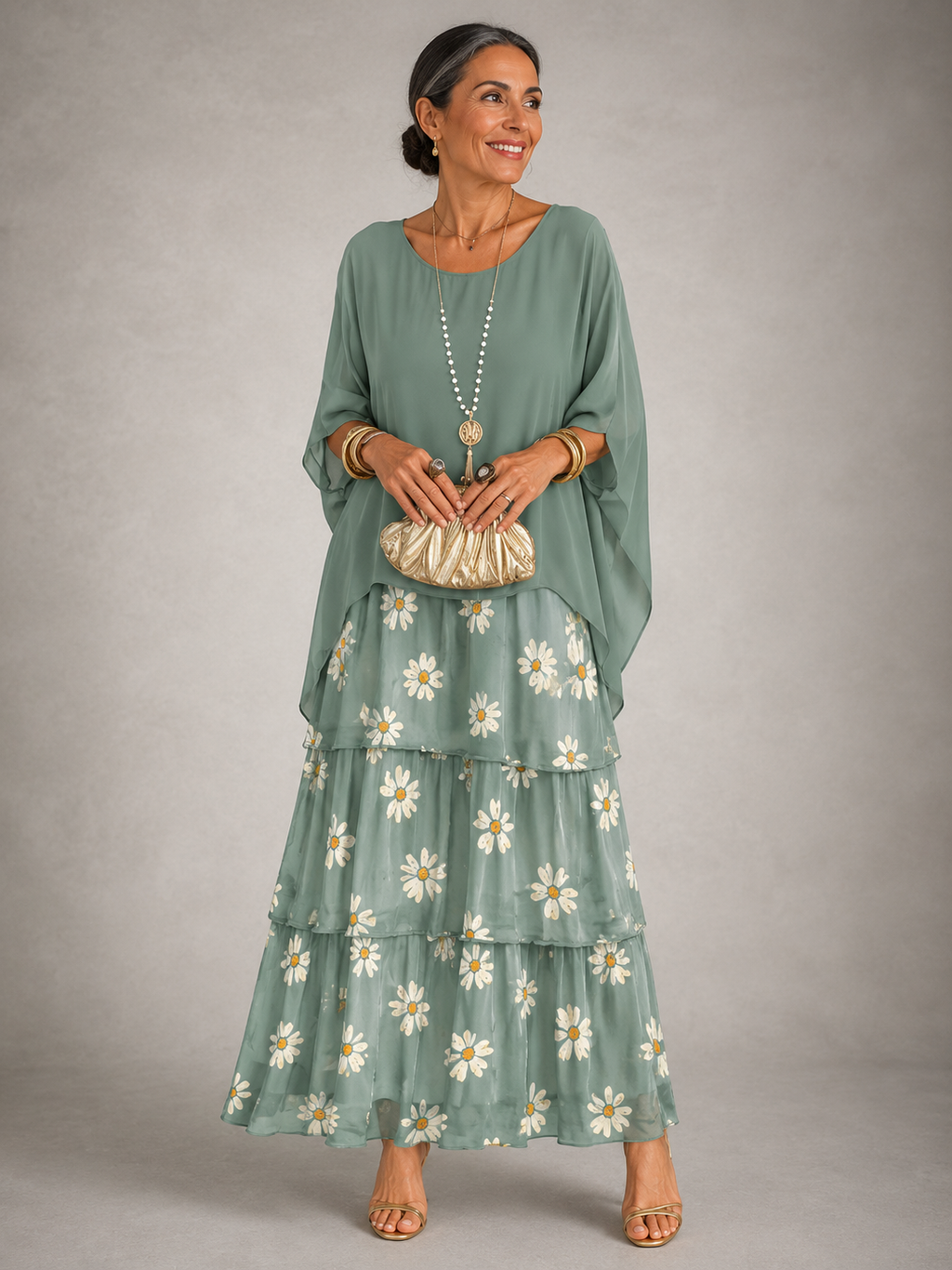 Lara Elegant Flowing Maxi Dress