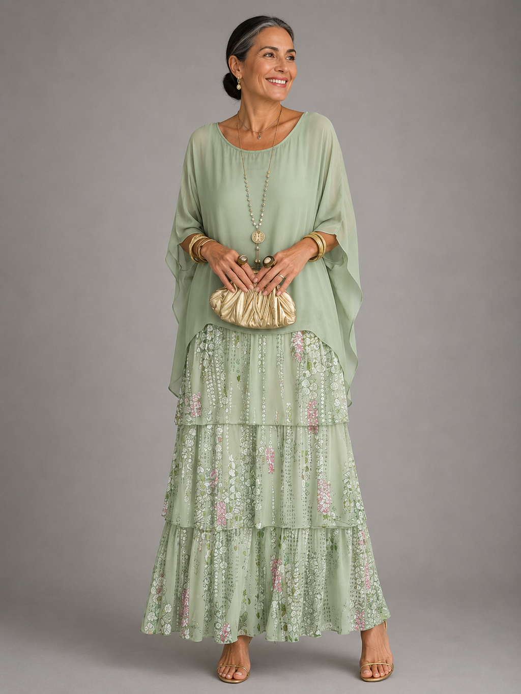 Lara Elegant Flowing Maxi Dress
