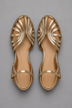 Gia | Golden Jewel Sandals