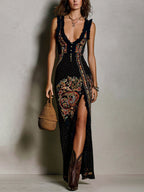 Ava Boho Printed Dress