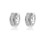Timeless Cubic Zirconia Hoop Earrings