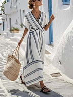 Serenity Coastal Maxi Dress