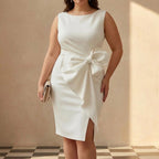 Elara - Classic Bow Dress