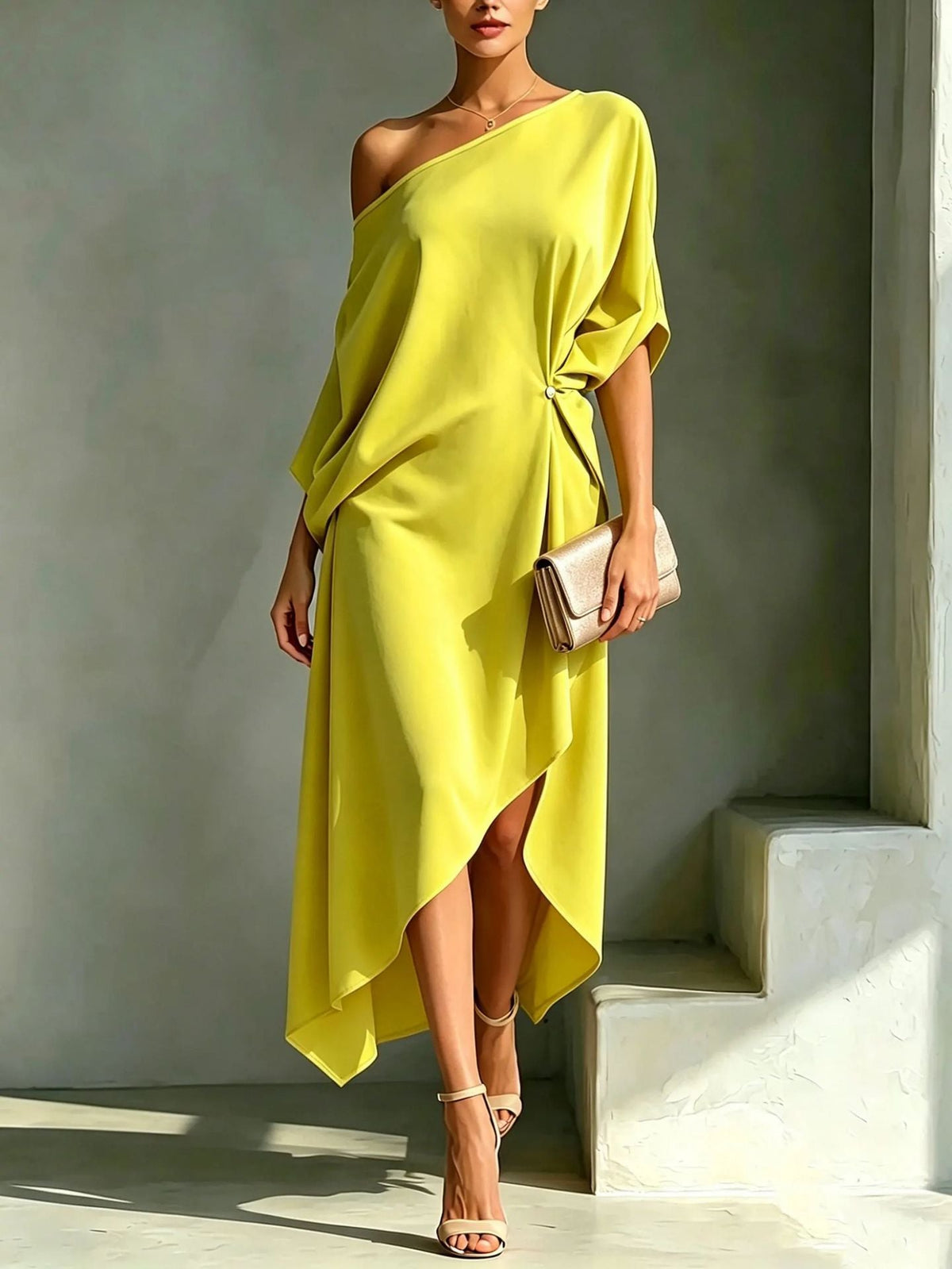 Camila Asymmetric Dress