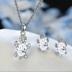 Beautiful Sea Turtle Necklace with Bonus Earrings – Limited Time Offer
