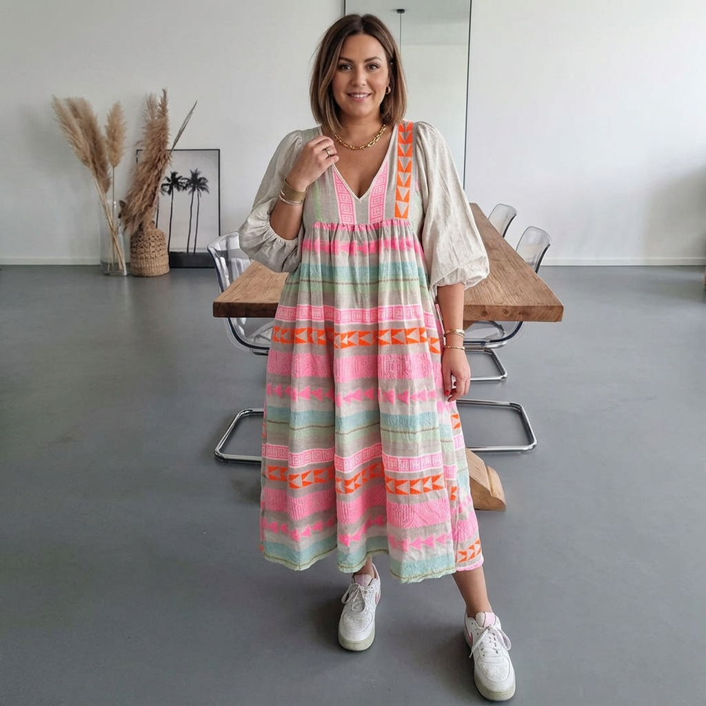 Jessenia - Comfortable Boho Dress