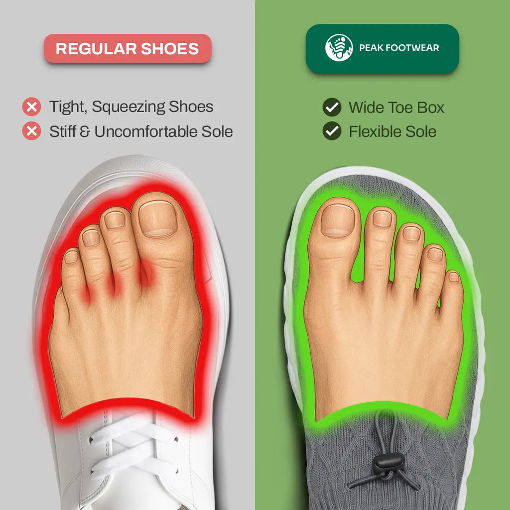 Cloud Step - Wide Toe Box Barefoot Shoes for Pain-Free Walking