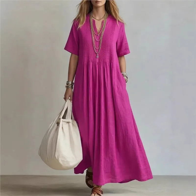 Wren Short Sleeve Maxi Dress