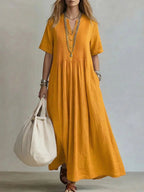 Wren Short Sleeve Maxi Dress