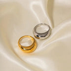 Timeless Golden Arc Ring