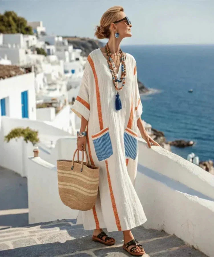 Vera Coastal Flow Dress