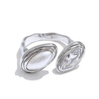 Double Marquise Bypass Ring