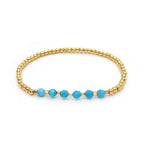 Bold Turquoise Charm Bracelet